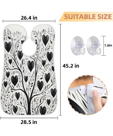 Love Tree Beard Bib Apron - Hair Catcher for Men | Perfect Father's Day & Christmas Gift for Dads & Husbands - Buy Online on GoSupps.com