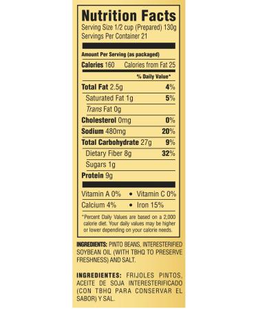 Cookquik Dehydrated Smooth Pinto Refried Beans 30oz - Authentic Taste and Easy Preparation - Buy Online on GoSupps.com