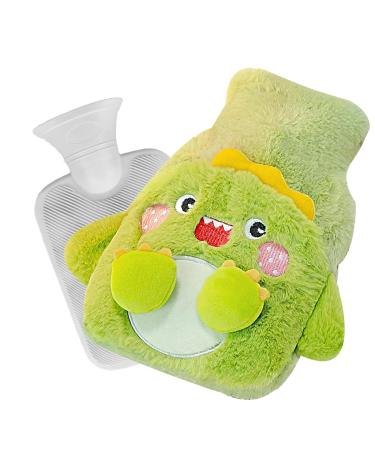 Eulapgoe hot water bottle with soft waist cover 500 ml hot water bag warm hot water bottle heat bottle for pain relief for belly back legs