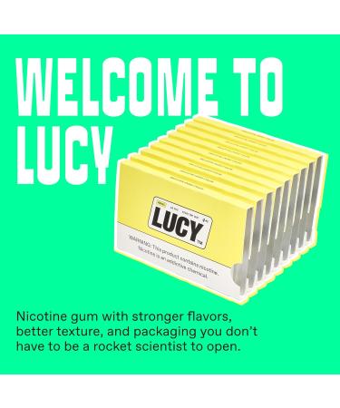 Lucy Chew and Park 4mg Nicotine Gum 10 Pack Red Mango - 100 Pieces | Cleaner Nicotine Alternative with Great Taste | Convenient Chew for Nicotine Relief (Red Mango) - Buy Online on GoSupps.com