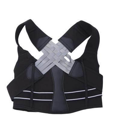 Dewedrt Corrective Band Adult Hunchback Correction Strap Women'S Back Support Open Shoulder Chest Straightening Straps M