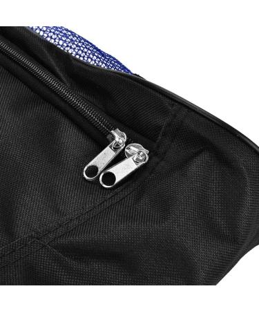 Premium Portable Golf Shoes Bag - Breathable Storage for Sports Accessories (Black & Blue) - Buy Online on GoSupps.com