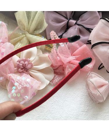 Teensery 200 Pcs Black Headband Rubber End Caps Hair Hoop DIY Accessories - Buy Online on GoSupps.com