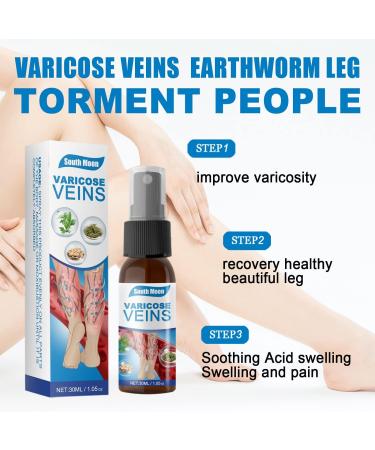 2pcs Veinhealing Varicose Veins Treatment Spray Veinhealing Varicose Veins Spray Vein Healing Varicose Veins Treatment Spray for Legs Varicose Veins Miracle Spray (30ml) - Buy Online on GoSupps.com