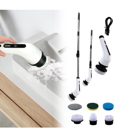 Electric Tub Cleaning Brush | Cordless Scrubber for Bathroom | Cordless Tile Water Stains Cleaning Brush for Tub Kitchen Sink Wall Floor - Buy Online on GoSupps.com