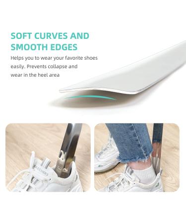 Long Handle Metal Shoe Horn - 31.5 for Seniors, Pregnant Women, and Back Pain Relief - Buy Online on GoSupps.com