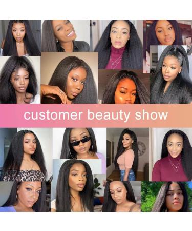 Brazilian Remy Kinky Straight Clip In Hair Extensions - Natural Black 16 120g - Buy Online on GoSupps.com