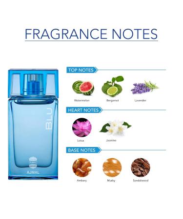 Ajmal Blu EDP Original 90 mL transparent - Buy Online on GoSupps.com