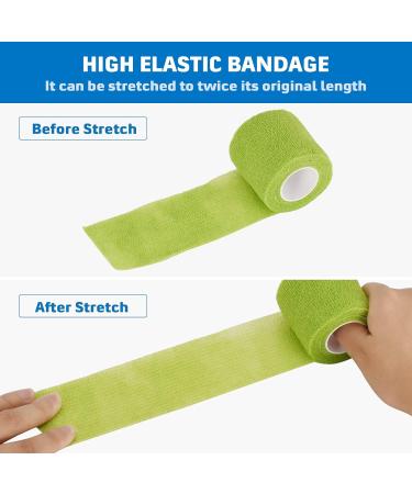 SEADESKY 6 Roll Pet Vet Wrap for Dog Self Adhesive Bandage Wrap 2 Inch Self Adherent Cohesive Bandages Athletic Sports Tape for Wrist Ankle Elastic Bandage Horse Tape - Buy Online on GoSupps.com