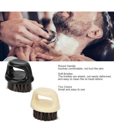 Professional Ankle Beard Brush Set - 4 Soft Bristle Brushes for Hairdressers & Barbers | Mustache & Neck Styling for Men - Buy Online on GoSupps.com