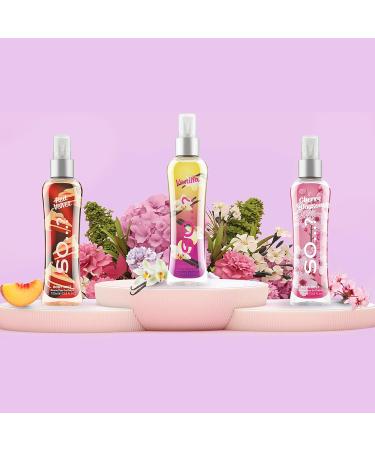So Body Mist Set - Perfumes for Women - Vanilla Perfume Red Velvet Cherry Blossom - Scents Lasting 6 Hours - Fragrance Gifts for Women - 3 pcs - Buy Online on GoSupps.com