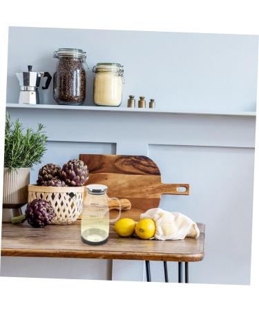 ABOOFAN Vinegar Bottle Bbq Sprayer Container with Lid Soy Sauce Oil Decanter Glass Honey Dispenser Olive Oil Bottle Dispenser Oil Pourer Glass Oil High Borosilicate Glass Thicken - Buy Online on GoSupps.com