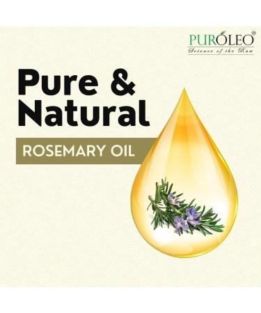 PUROLEO Rosemary Essential Oil 16 Fl Oz/473 ML (Packed in Canada) 100% Pure Natural Undiluted for Aromatherapy Diffuser Beauty Massage face Hair | huile essentielle | Use with Diffuser Sets 16 Fl Oz (Pack of 1) - Buy Online on GoSupps.com