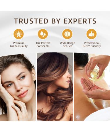 Organic Apricot Kernel Oil (8 Oz) Premium Cold Pressed Unrefined | 100% Pure Apricot Kernel Oil for Skin Face Hair Soap Making Massage | Carrier for Essential Oils | Available Bulk | 8 FL OZ - Buy Online on GoSupps.com