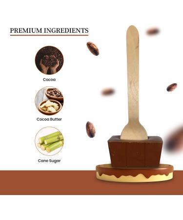 Fire Mountain Hot Chocolate Stirrers From Cocoa | 3 x 40g | 37% Milk Hot Chocolate Spoons Natural Milk Chocolate with Wooden Stirrer Hot Choc Spoons Cacao Chocolates Milk Hot Chocolate 3 count - Buy Online on GoSupps.com