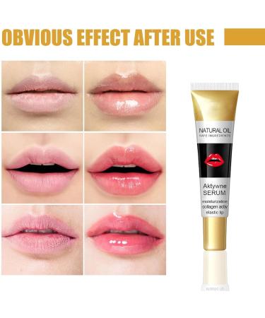 EXQST Collagen Active Elasticity Lip Moisturizing Serum Lip Serum Promotes Smooth Lips Long Lasting Waterproof Moisturizing Lip Plumping Oil - Buy Online on GoSupps.com