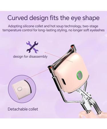 Heated Eyelash Curler - Fast Rechargeable Electric Curler for Natural Curling Lashes - Medium Size P - Buy Online on GoSupps.com