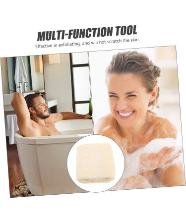 Loofah Back Brush Head - Travel Shower Scrubber for Body Rich Foaming Bath Cleanser | International Shipping Available - Buy Online on GoSupps.com