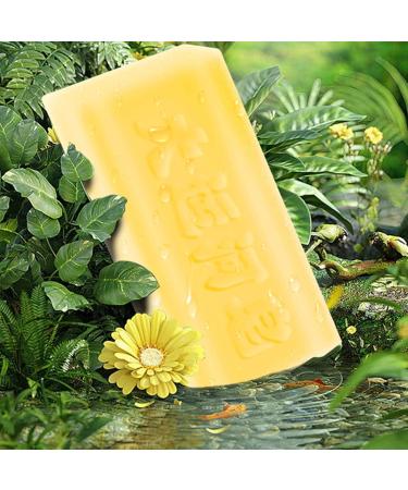 Canal Soap Underwear Cleaning Soap Bar Chinese Laundry Soap Bar Super Strong Oil Removing Gentle for Hands Long-Lasting Fragrance Yellow - Buy Online on GoSupps.com