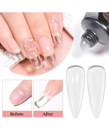 MQ Poly Gel Nail Clear Builder Gel - 15g Poly Extension Gel for Strong Acrylic Nails | DIY Nail Art for Beginners - Buy Online on GoSupps.com