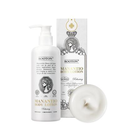 ROOTON Manantio Women s Vegan Body Lotion Premium Customized Care for Smooth Texture Wrinkle Care Firmness & Deep Hydration Improves Skin Elasticity and Moisture Balance 300ml / 10.14 fl oz