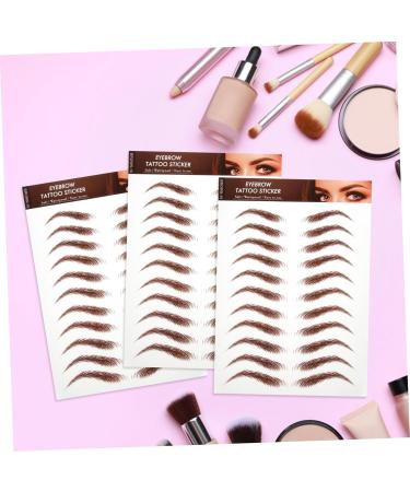 HAPINARY 5 Sheets eyebrow sticker sticker eye makeup supplies makeup eyebrow - Buy Online on GoSupps.com