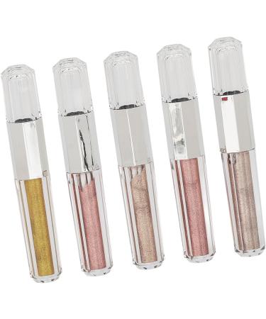 Metallic Nail Polish Easy to Use 5 Colors Metallic Nail Gel Fine Texture for DIY Salon At Home - Buy Online on GoSupps.com