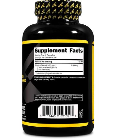 Primaforce Tribulus Terrestris Extract 1,500mg Tribulus Per Serving Herbal Tribulus Supplement for Men and Women 180 Capsules - Buy Online on GoSupps.com