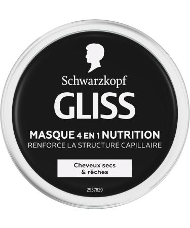 Schwarzkopf - GLISS - 4in1 Mask - Nutrition - Marula Oil - Haptiq System - Creates Micro-Capillary Bonds - Dry and Coarse Hair - Intense Care - Nourishes & Repairs - 400ml - Buy Online on GoSupps.com