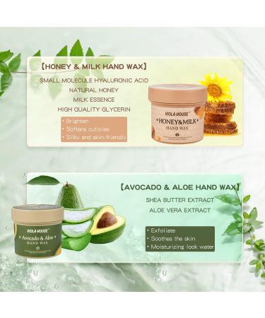 Viola House Handmask - Moisturizing & Peeling Mask for Cracked Dry Aging Hands (150g Avocado & Aloe) - Skin Repair & Brightening - Buy Online on GoSupps.com