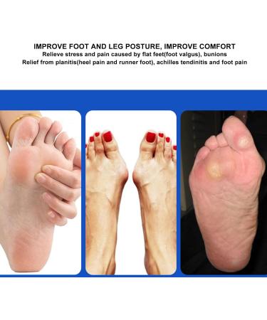 Orthopedic Insoles for Foot Pain Relief | Nonshock EVA Foam & Silicone Cushioning for Plantar Fasciitis | Ergonomic Design for Exercise (S - Buy Online on GoSupps.com