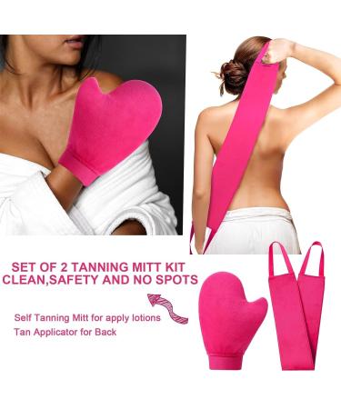 Buy CeleCily Self Tanning Mitt Applicator | Back Tanning Mitts for Flawless Sunless Tan - Buy Online on GoSupps.com