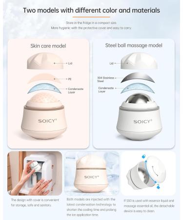 OPENDGO 360 Ice Roller for Face & Eyes - Cold Therapy Massager for Puffiness Migraine Relief & Skin Cooling | Premium Beauty Tool - Buy Online on GoSupps.com