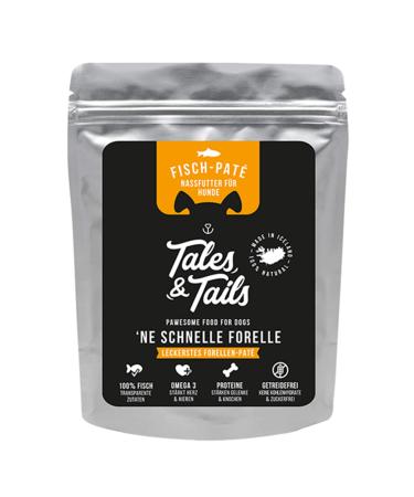 Tales & Tails® 100% Icelandic Trout Wet Dog Food | Grain-Free, Natural, Nutrient-Rich, Sugar-Free Wet Dog Food | Ne schnelle