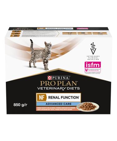 PRO PLAN VETERINARY DIETS NF Renal Function Wet Cat Food Salmon 10x85g - Buy Online on GoSupps.com