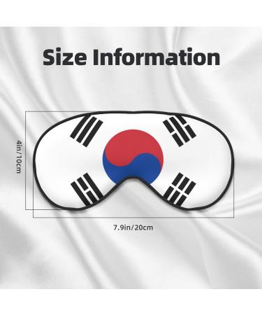 Flag of Republic of Korea Soft Eye Mask | Comfortable Light Blocking Sleep Mask for Side Sleepers - Buy Online on GoSupps.com