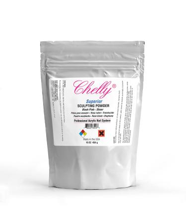 Chelly Superior Sculpting Powder Professional Acrylic Nail System Clear Blush Pink Medium Pink 16 oz 454 g (Blush Pink)