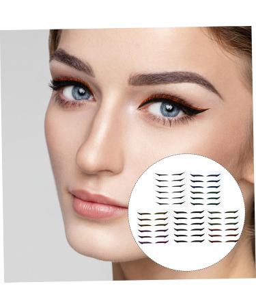 FOMIYES 108 Pairs Glitter Eyeliner Eyelid Makeup Stickers Korean Eyelid Tape Eye Skin Sticker Eyes Miss Tool - Buy Online on GoSupps.com