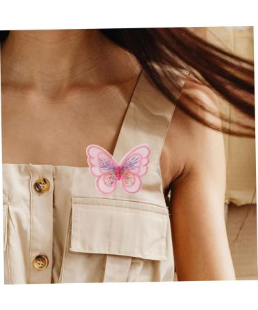 TEHAUX 100 Pcs Double Layer Butterfly Cloth Patch Roller Blind Fittings Diy Polyester 3d Banner Embroidered - Buy Online on GoSupps.com