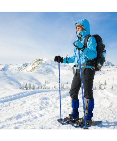 Buy Costway 21/25/30 Snowshoes Set for Adults & Kids | All-Round 4 in 1 with Climbing Aid & Carrying Bag - Marineblau 25 - Buy Online on GoSupps.com