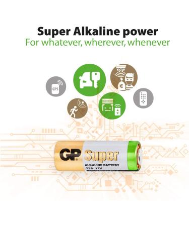 Gp Batteries 23ae-c5 High Voltage Super Alkaline Battery (strip Of Five) - Buy Online on GoSupps.com