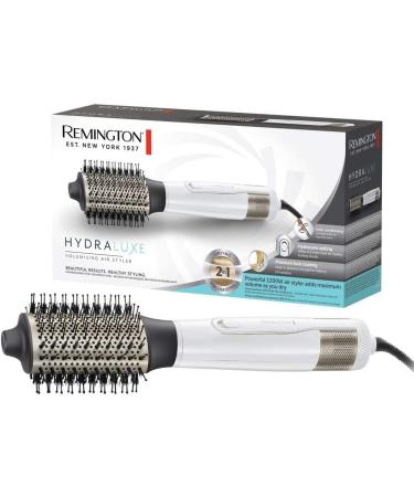 Remington Warm air brush ions Hydraluxe 2in1: Hair dryer & volume brush (1200 watts hydracare technology moisture-saving ceramic coating 3 heating/2 separate blower levels) AS8901 - Buy Online on GoSupps.com