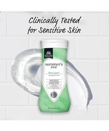 Summer's Eve 5 in 1 Cleansing Wash Aloe Love - 15 fl oz (444 ml) | Feminine Hygiene 3 pack - Buy Online on GoSupps.com