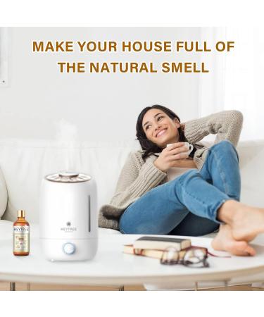 HEYTREE Sandalwood Essential Oil 100ml - Calm the Mind, Promote Peace and Focus - Exquisite Woody Scent for Aromatherapy and Relaxation - Buy Online on GoSupps.com