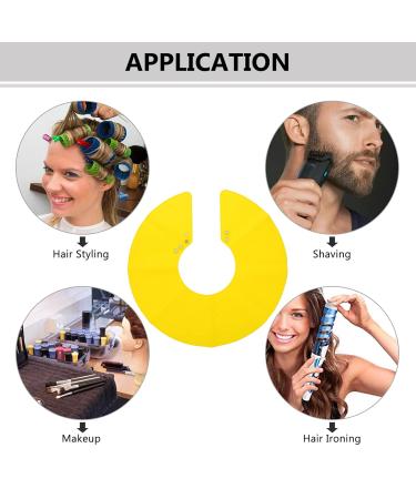 Shop Professional Hair Dye Shawl & Salon Neck Cape | Yellow Hair Cutting Collar for Stylists - Buy Online on GoSupps.com