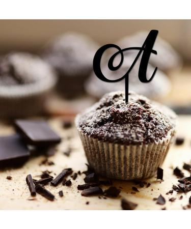 Letter A Cupcake Toppers Monogram Initial Last Name Flower Wreath Funny For Wedding Anniversary Party Favors Reusable Customize Your Own Cupcake Toppers Engagement Gifts 6PCS Style-14 - Buy Online on GoSupps.com