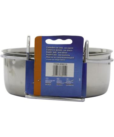 Nobby Stainless Steel Bird Bowl 15cm 0.9L - Pack of 2 | Durable & Stylish Pet Supplies - Buy Online on GoSupps.com