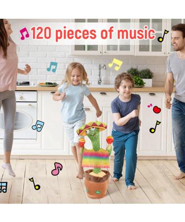 MAIGO Dancing Cactus Toy - Interactive Talking, Singing, Dancing Baby Cactus Toy with 120 Songs and Repeat-What-You-Say Feature - Buy Online on GoSupps.com