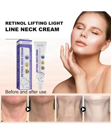 Instant Effects Neck Firming Cream - Anti Aging Retinol Moisturizer for Tightening Sagging Skin - Neck & Chest Lift Formula - Buy Online on GoSupps.com