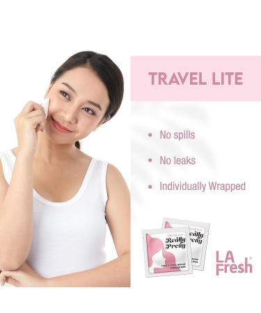 La Fresh Makeup Remover Facial Cleansing Wipes with Vitamin E - Waterproof - 200ct Pack - Skin Care Travel Essentials - Buy Online on GoSupps.com